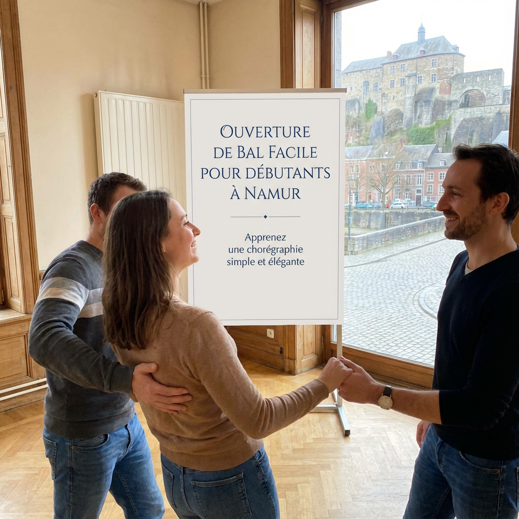 Ouverture de bal facile pour débutants à Namur Apprenez une chorégraphie simple et élégante pour v